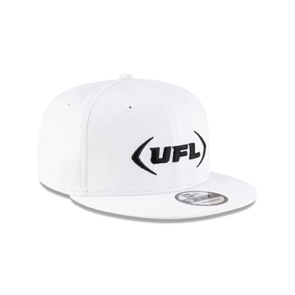 UFL White 9FIFTY Snapback Hat