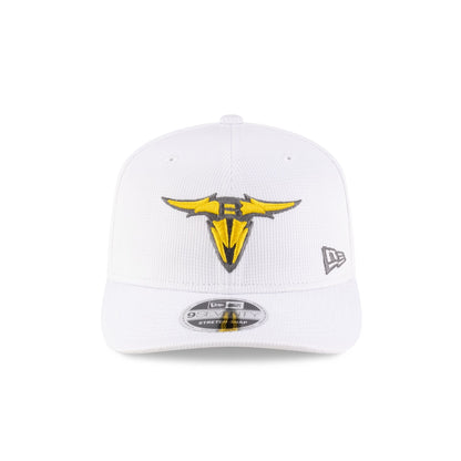San Antonio Brahmas White 9SEVENTY Stretch-Snap Hat