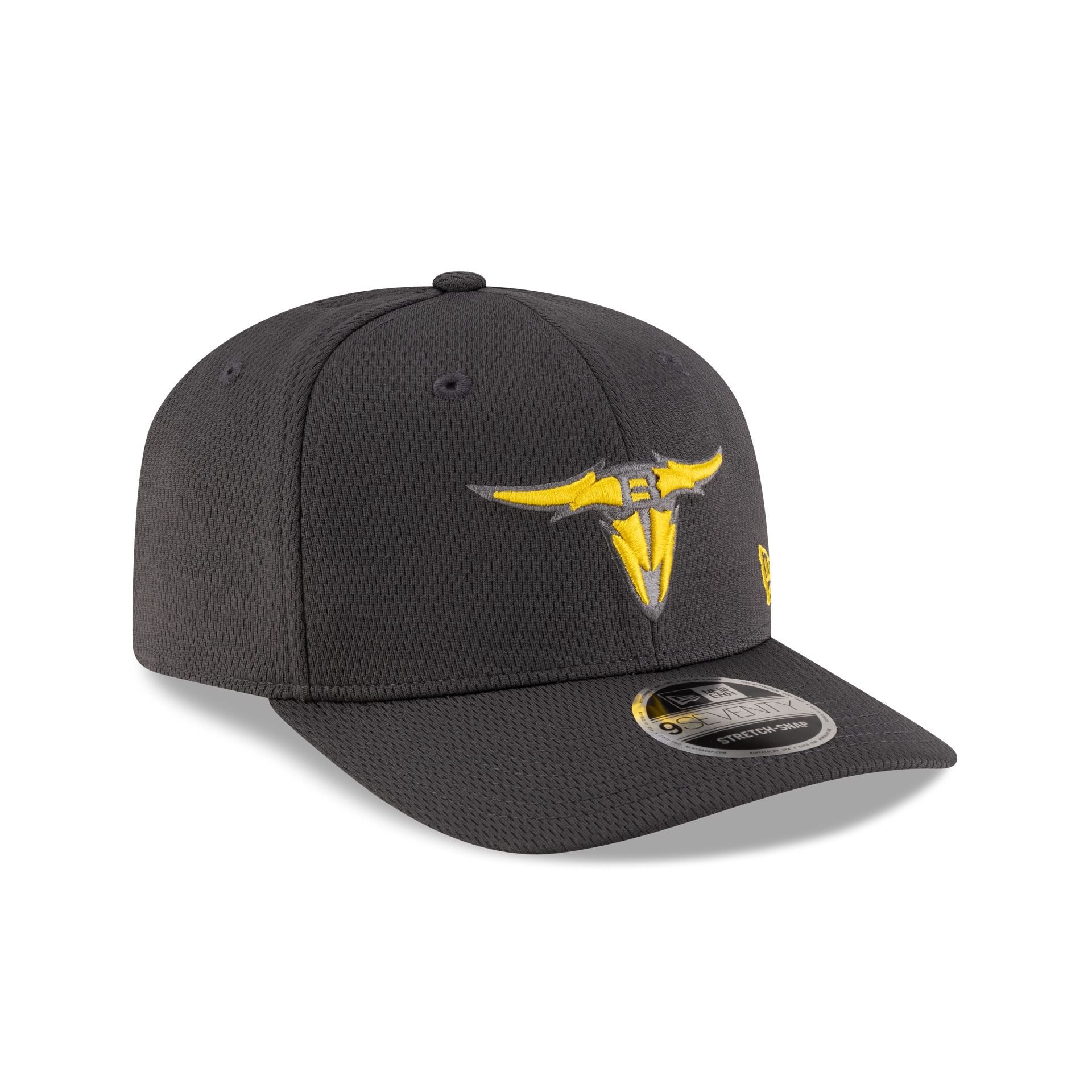 San Antonio Brahmas Gray 9SEVENTY Stretch-Snap Hat