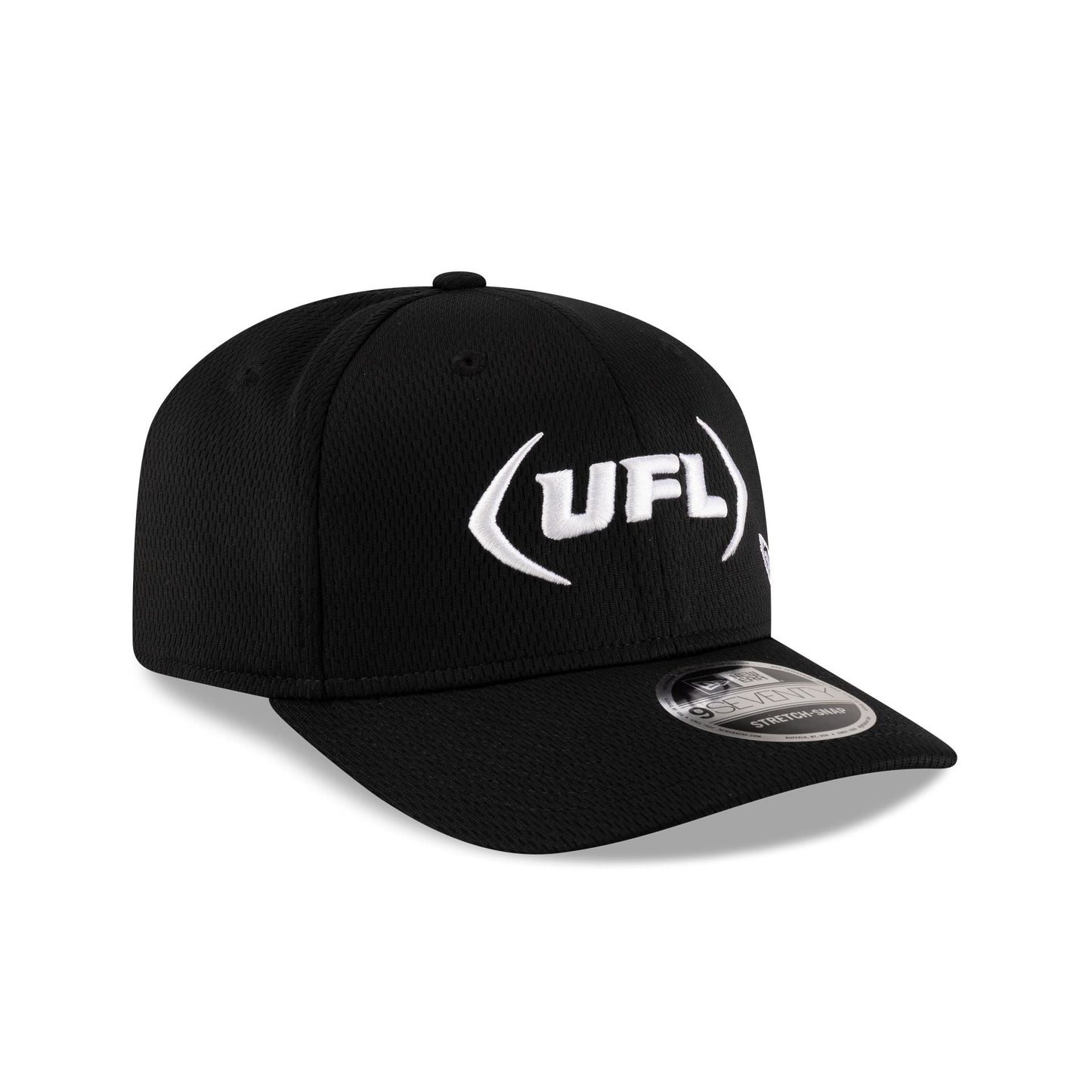 UFL Black 9SEVENTY Stretch-Snap Hat