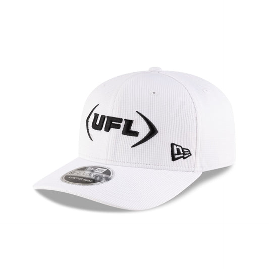 UFL White 9SEVENTY Stretch-Snap Hat