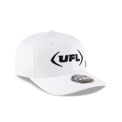 UFL White 9SEVENTY Stretch-Snap Hat