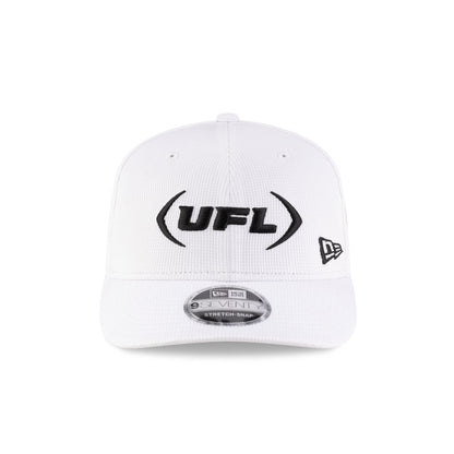 UFL White 9SEVENTY Stretch-Snap Hat
