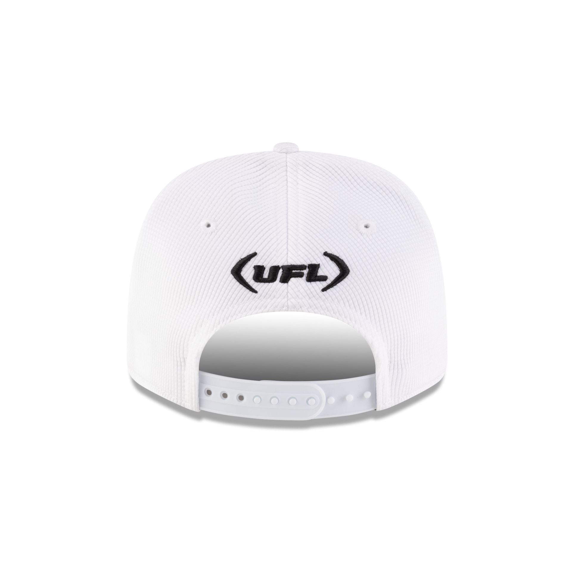 UFL White 9SEVENTY Stretch-Snap Hat