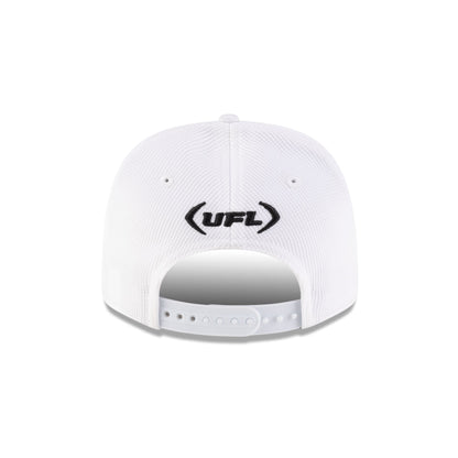 UFL White 9SEVENTY Stretch-Snap Hat