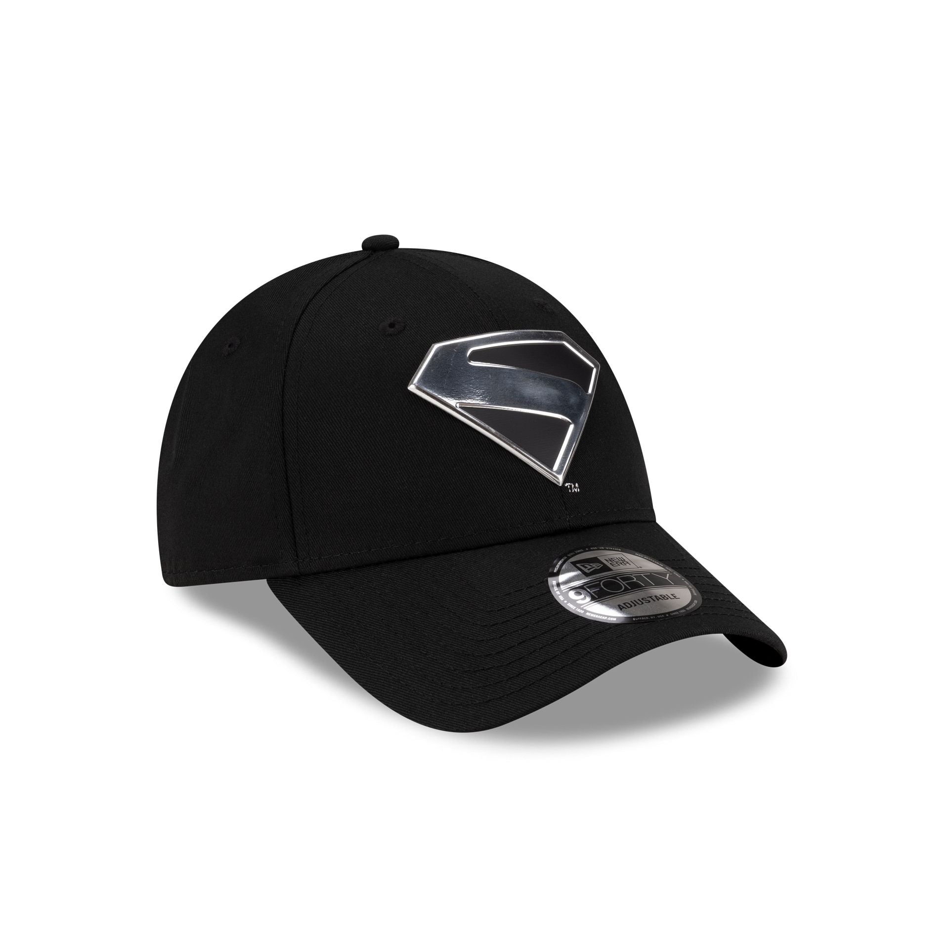 Superman Black 9FORTY Adjustable Hat