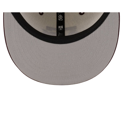 Texas A&M Aggies Chrome White 59FIFTY Fitted Hat