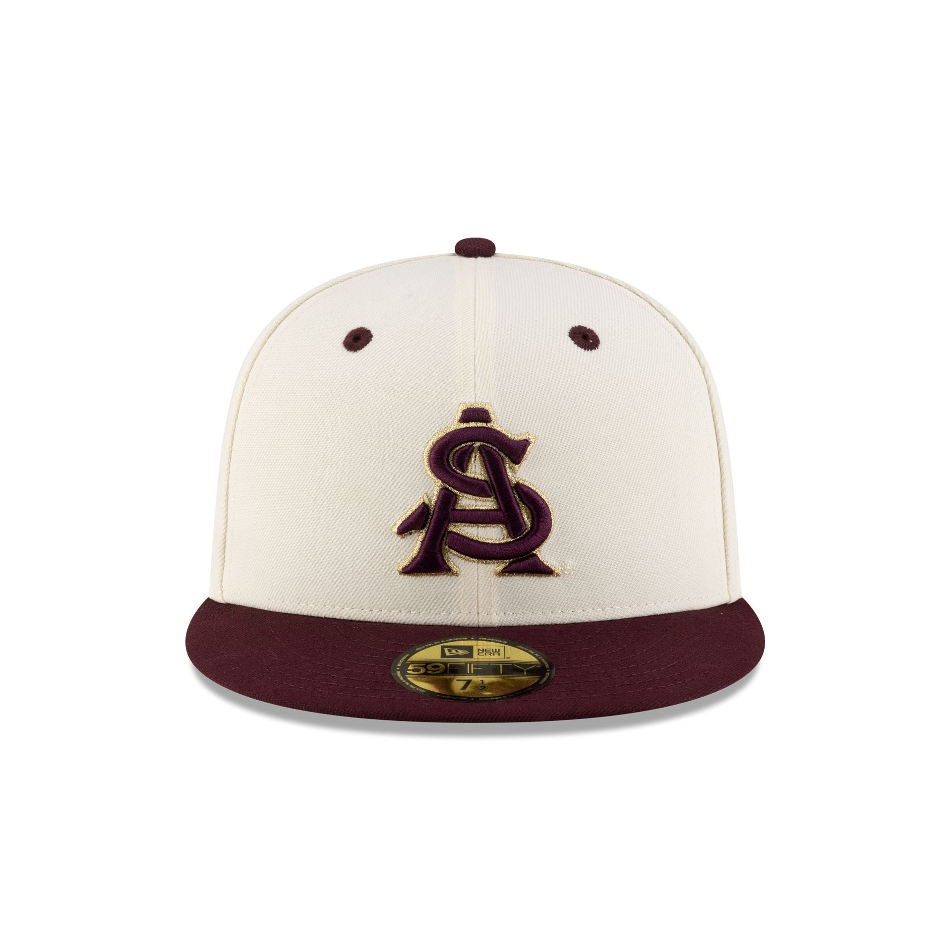 Arizona State Sun Devils Chrome White 59FIFTY Fitted Hat