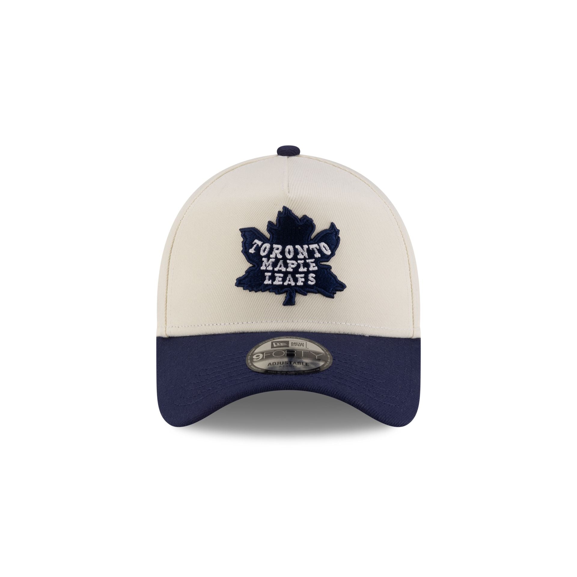 Toronto Maple Leafs Chrome White 9FORTY A-Frame Snapback Hat