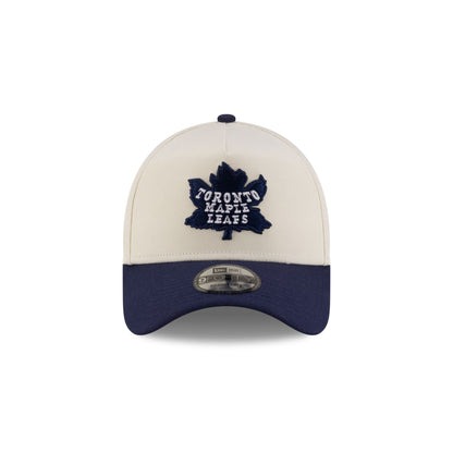 Toronto Maple Leafs Chrome White 9FORTY A-Frame Snapback Hat