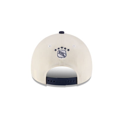Toronto Maple Leafs Chrome White 9FORTY A-Frame Snapback Hat