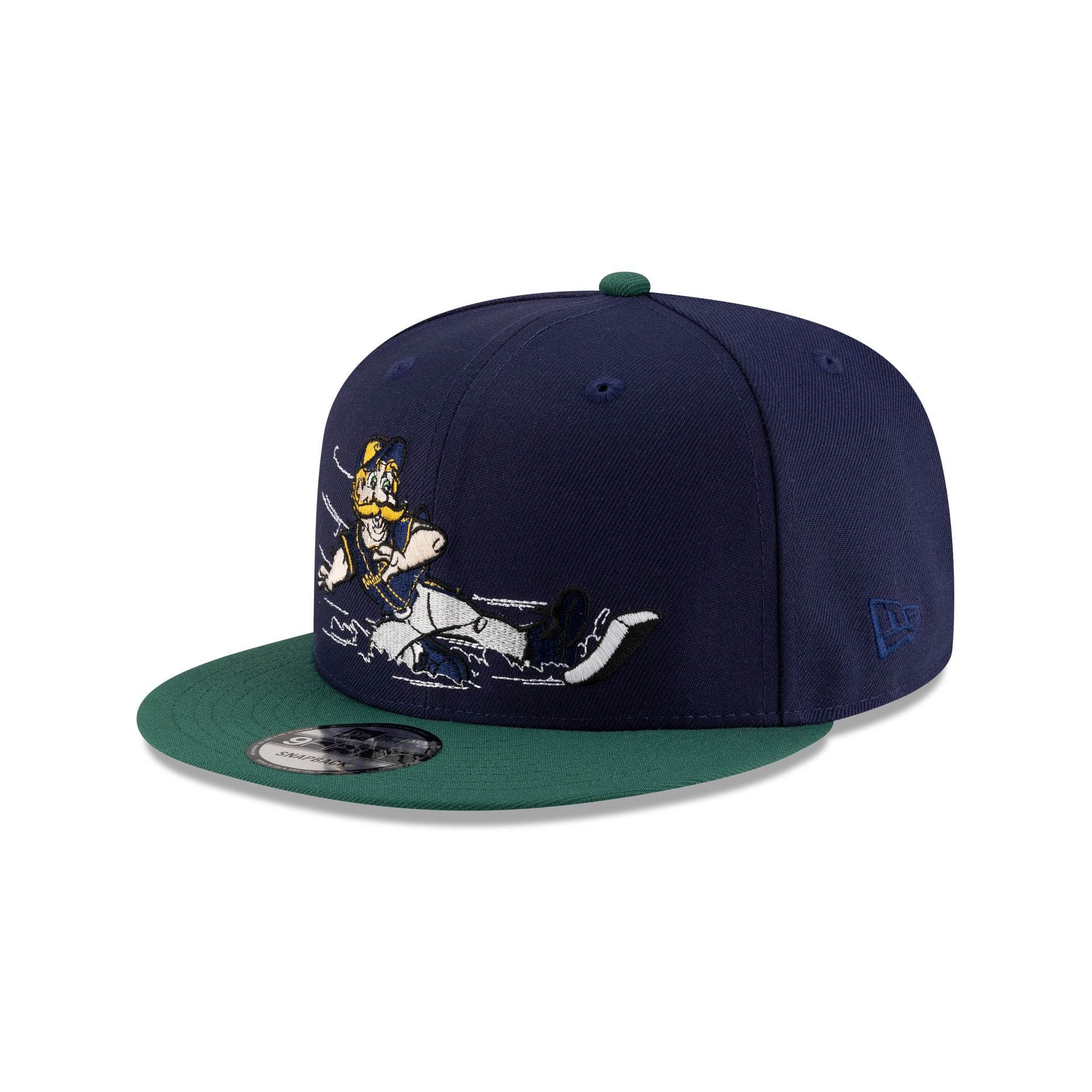 Milwaukee Brewers Mascot Light Navy 9FIFTY Snapback Hat