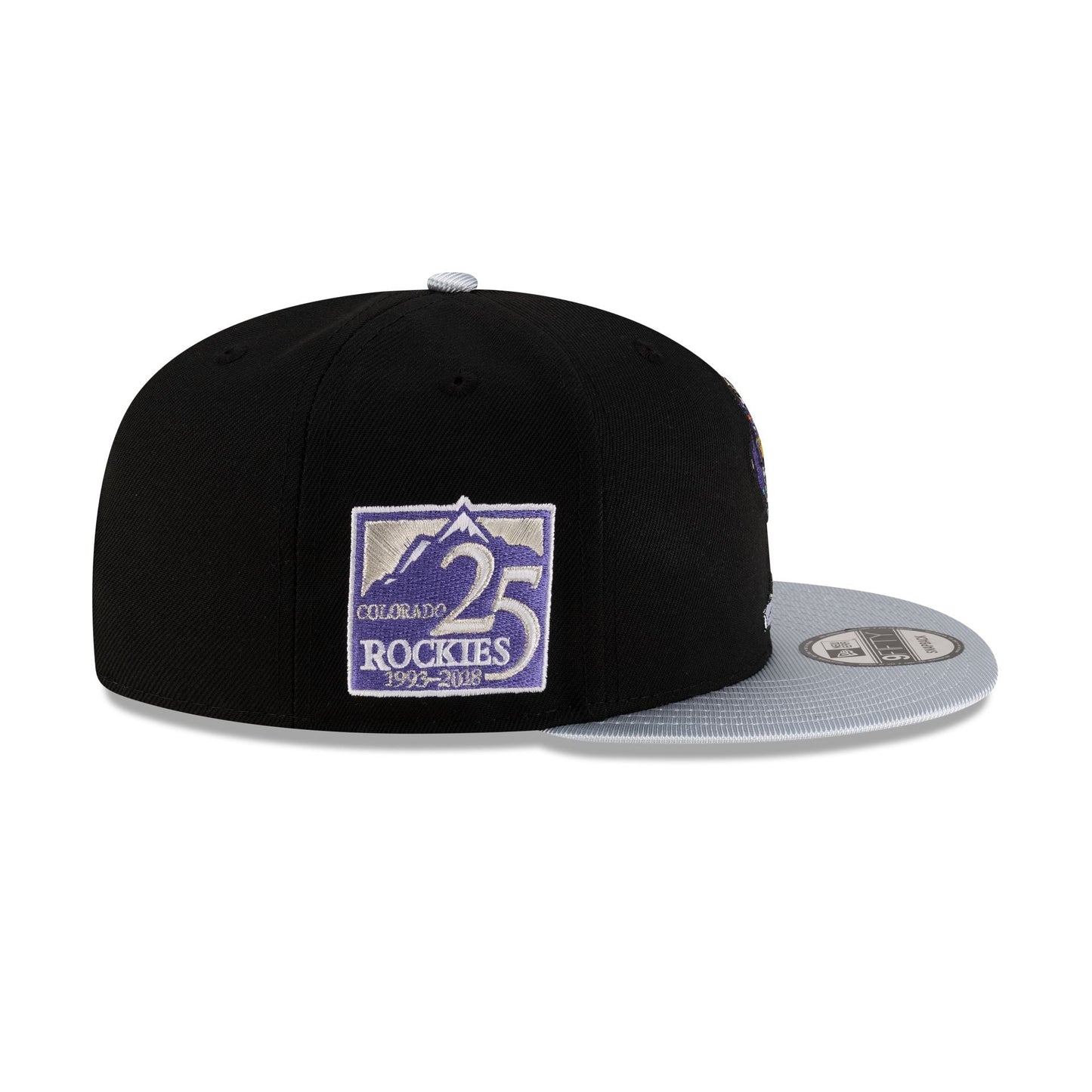 Colorado Rockies Mascot Black 9FIFTY Snapback Hat