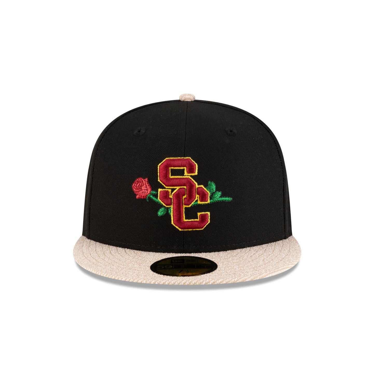 USC Trojans Black Terry 59FIFTY Fitted Hat