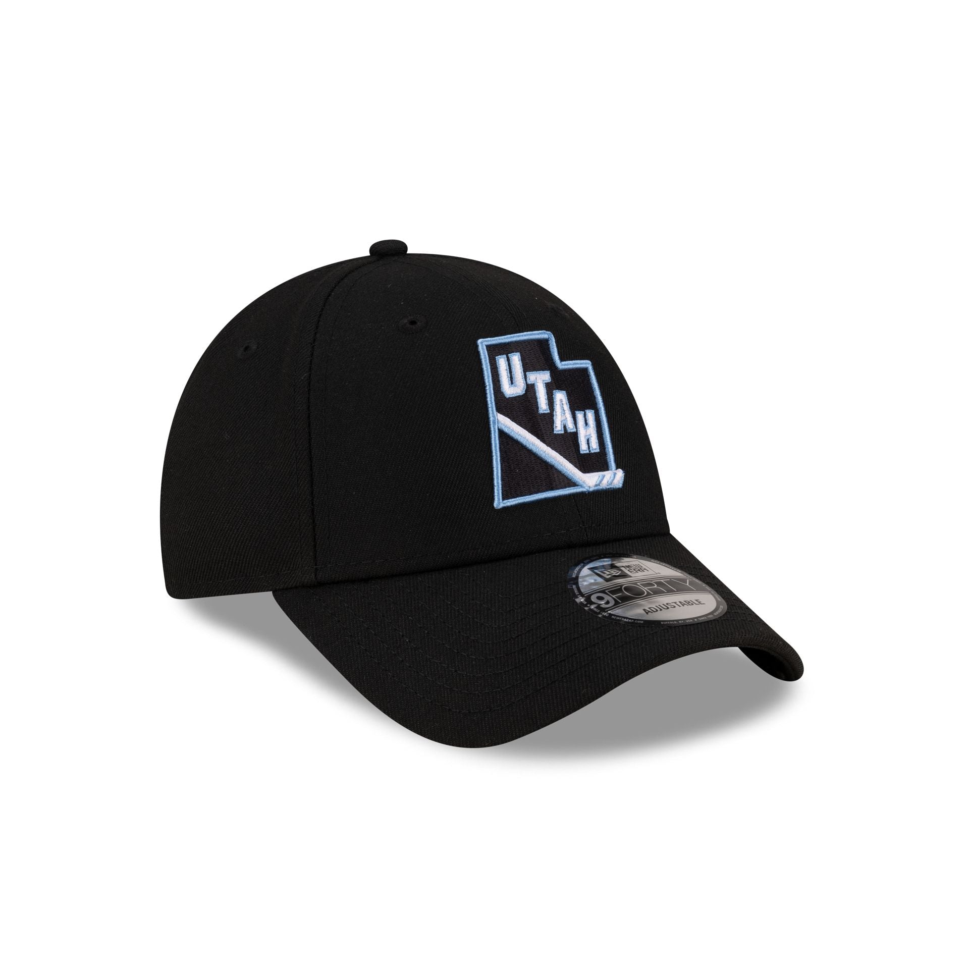 Utah Mammoth Black State 9FORTY Snapback Hat