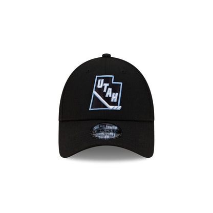 Utah Mammoth Black State 9FORTY Snapback Hat