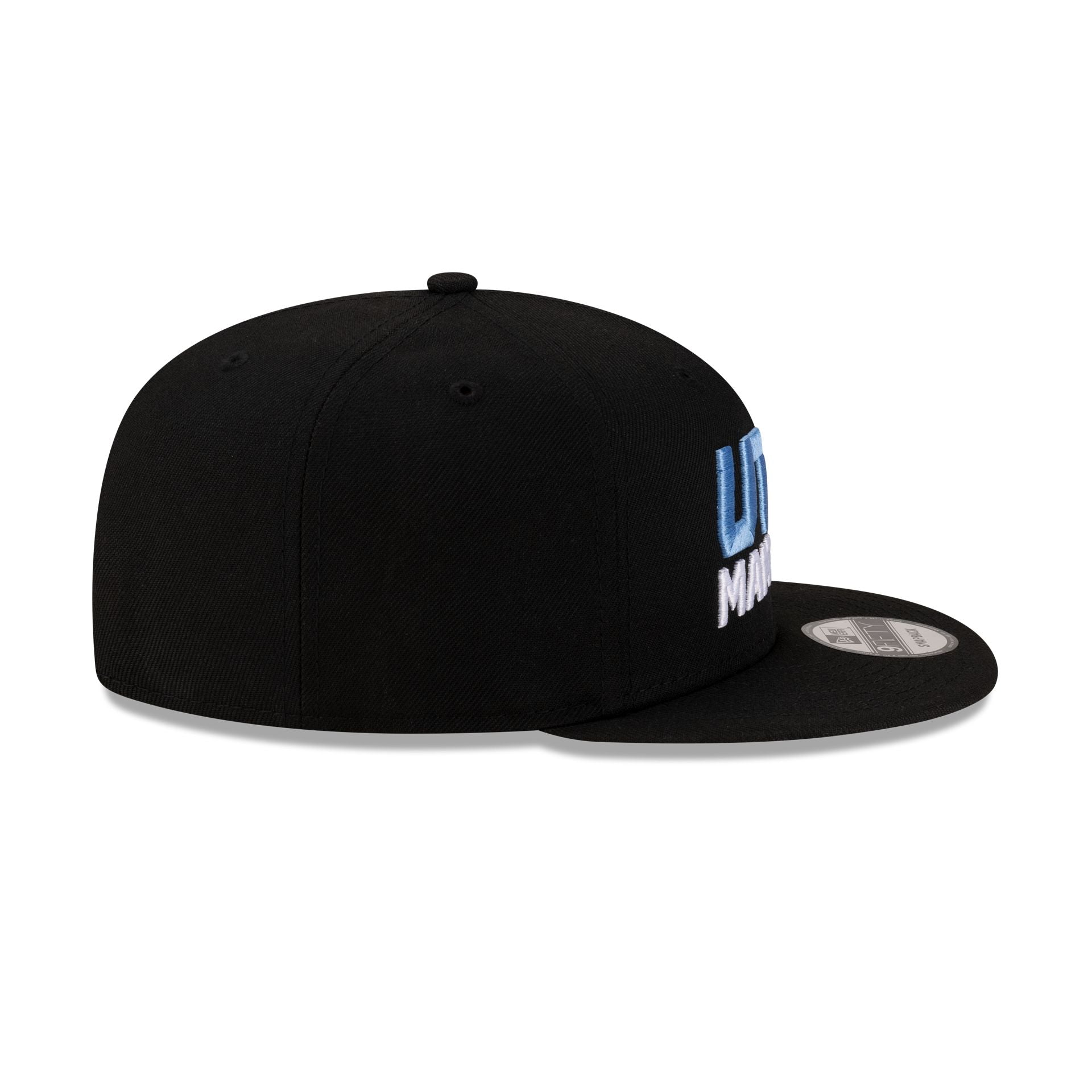 Utah Mammoth Black Stack 9FIFTY Snapback Hat