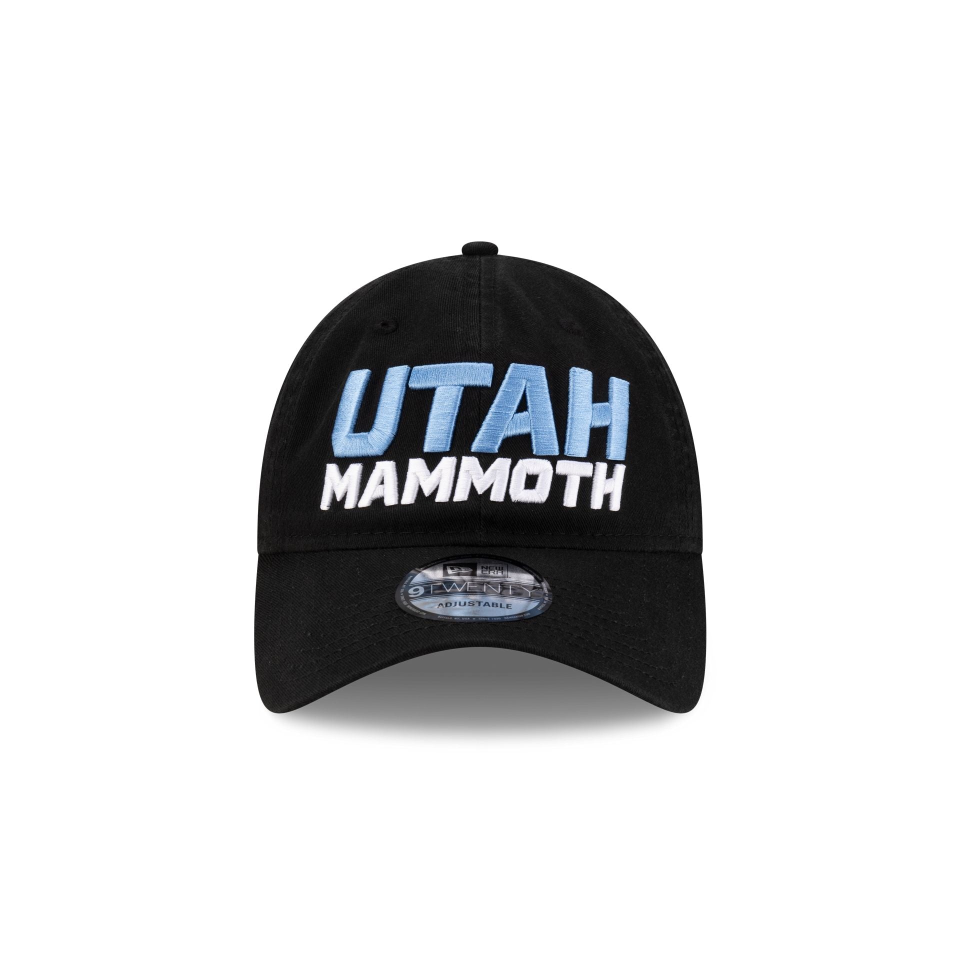 Utah Mammoth Black Stack 9TWENTY Adjustable Hat
