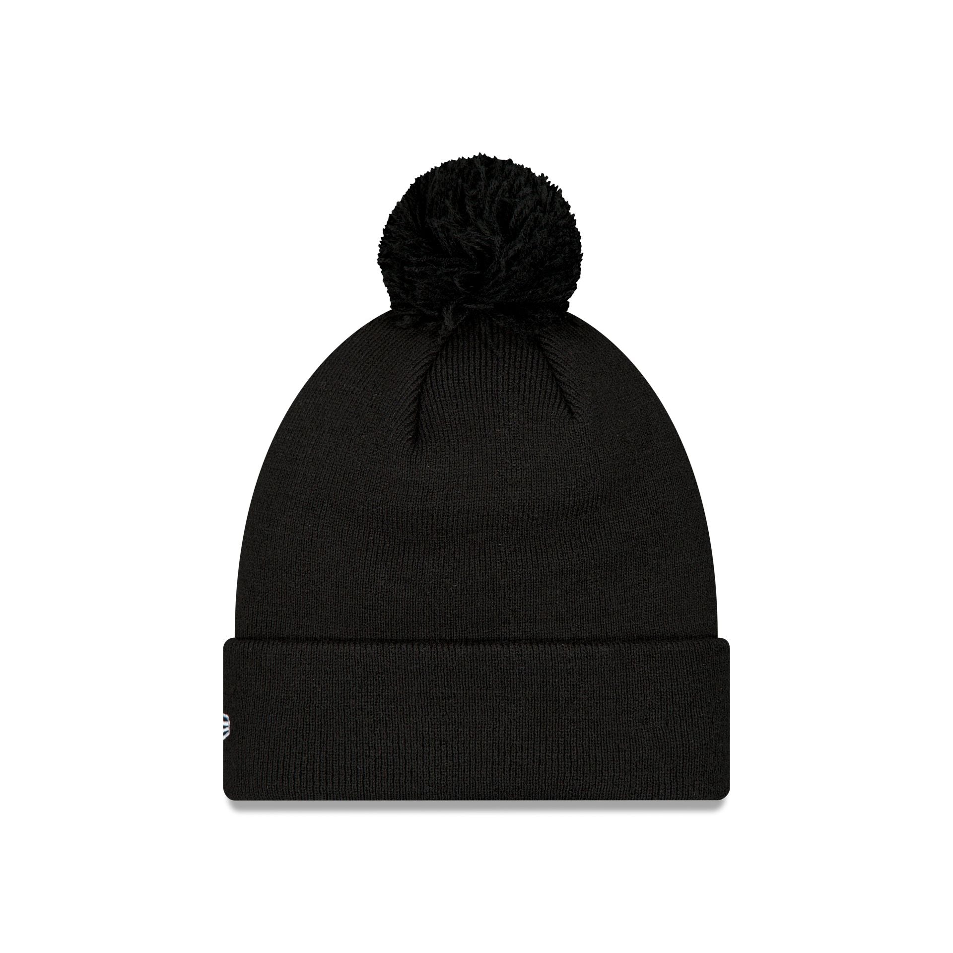 Utah Mammoth Black Pom Knit Hat