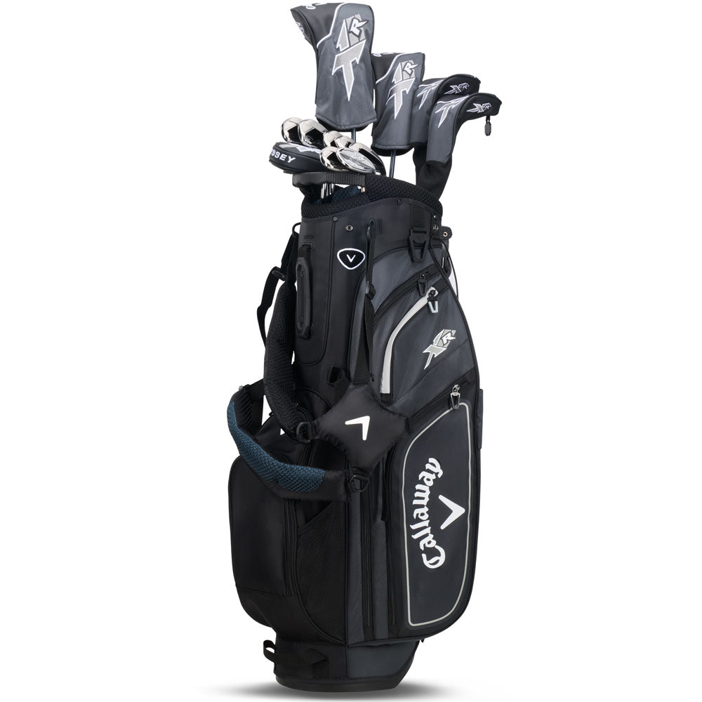 Callaway XR 13-teiliges Standbag-Paketset – Schwarz/Silber – Stahl