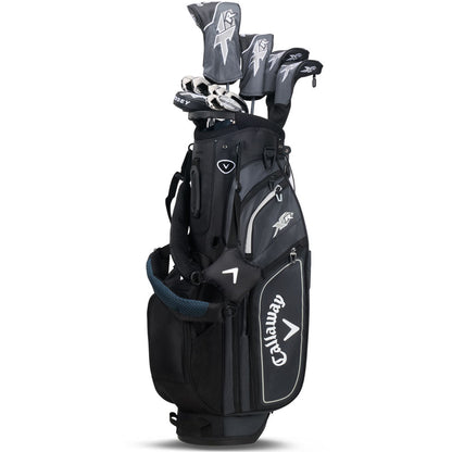 Callaway XR 13-teiliges Standbag-Paketset – Schwarz/Silber – Stahl