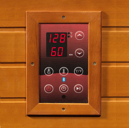 Dynamic Versailles Infrarotsauna für 2 Personen mit niedrigem elektromagnetischen Feld