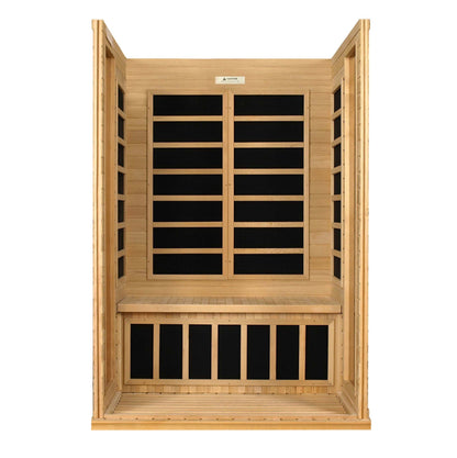 Dynamic Versailles Infrarotsauna für 2 Personen mit niedrigem elektromagnetischen Feld