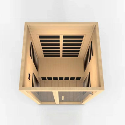 Dynamic Santiago Infrarotsauna für 2 Personen mit niedrigem EMF und Ferninfrarot