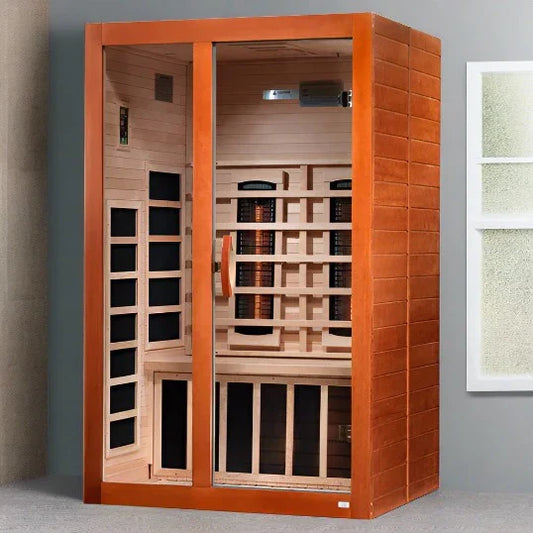 Dynamic Santiago Infrarotsauna für 2 Personen mit nahezu Null EMF