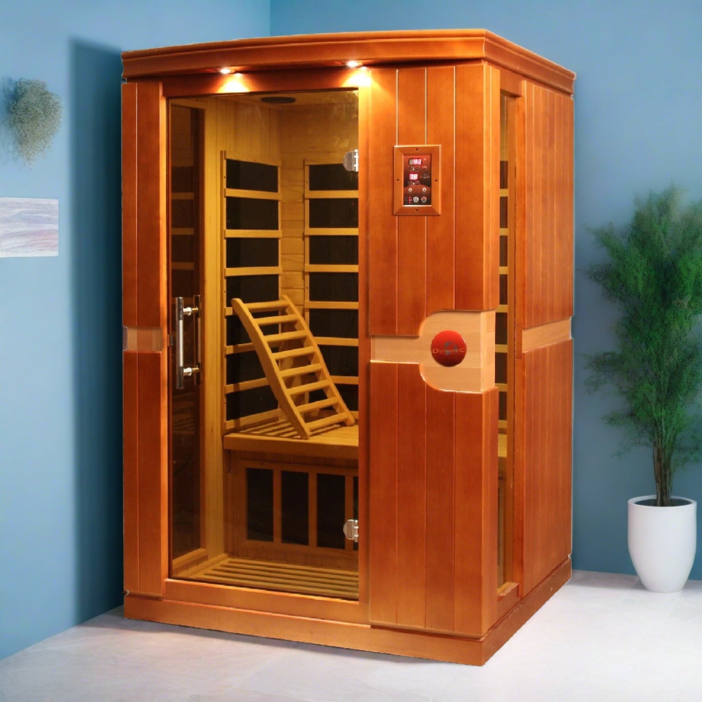 Dynamic Venice Infrarot-Sauna für 2 Personen mit niedrigem elektromagnetischen Feld