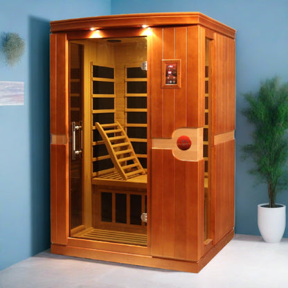 Dynamic Venice Infrarot-Sauna für 2 Personen mit niedrigem elektromagnetischen Feld