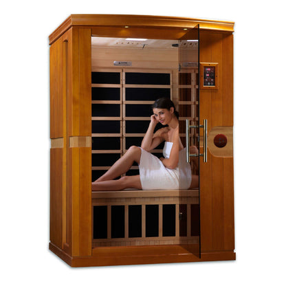Dynamic Venice Infrarot-Sauna für 2 Personen mit niedrigem elektromagnetischen Feld