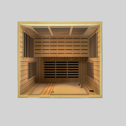 Dynamische Lugano Infrarotsauna für 3 Personen mit niedrigem EMF