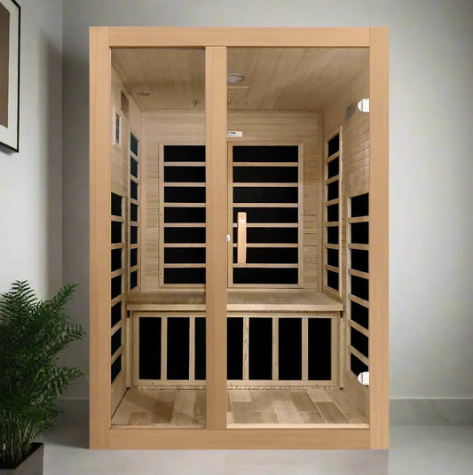 Dynamic Santiago Infrarotsauna für 2 Personen mit niedrigem EMF und Ferninfrarot