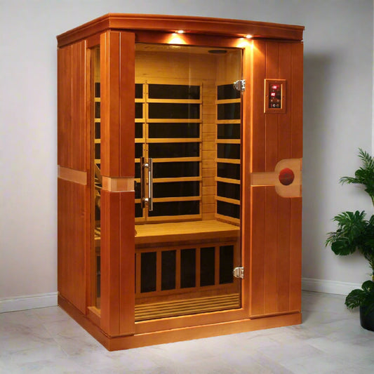 Dynamic Venice Infrarot-Sauna für 2 Personen mit niedrigem elektromagnetischen Feld
