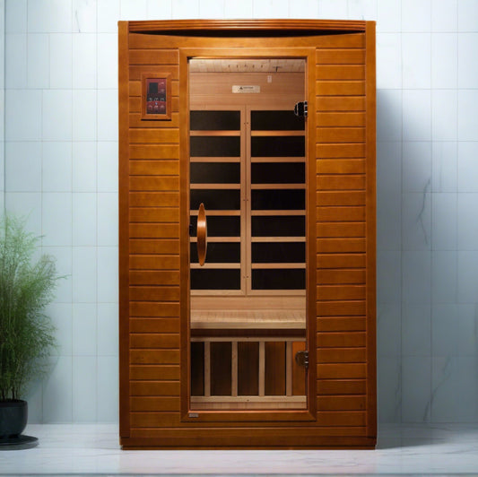 Dynamic Versailles Infrarotsauna für 2 Personen mit niedrigem elektromagnetischen Feld