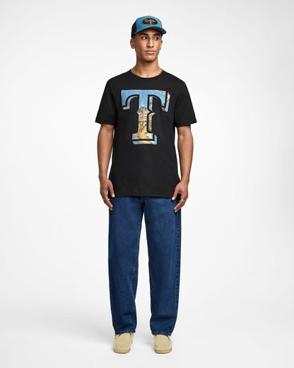Texas Rangers Black Realtree T-Shirt