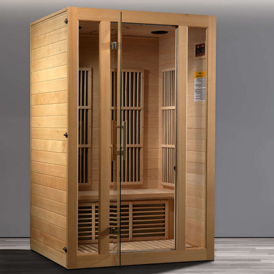 Maxxus Seattle Infrarotsauna für 2 Personen mit niedrigem EMF