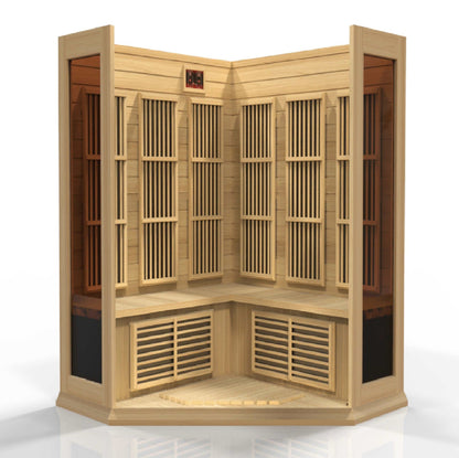 Maxxus 3-Personen-Ecksauna mit niedrigem EMF-Ferninfrarot