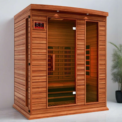 Maxxus Infrarotsauna mit nahezu Null EMF für 3 Personen