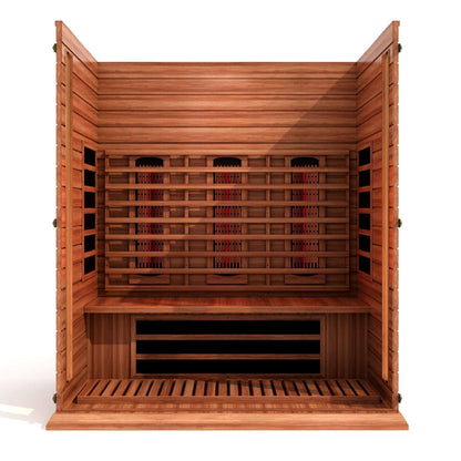 Maxxus Infrarotsauna mit nahezu Null EMF für 3 Personen