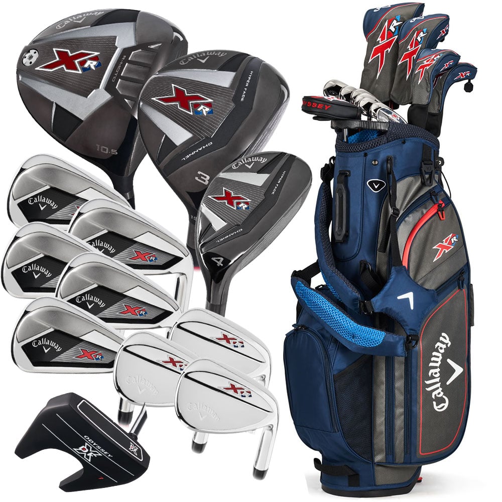 Callaway XR 13-teiliges Standbag-Paketset – Marineblau/Silber – Graphit